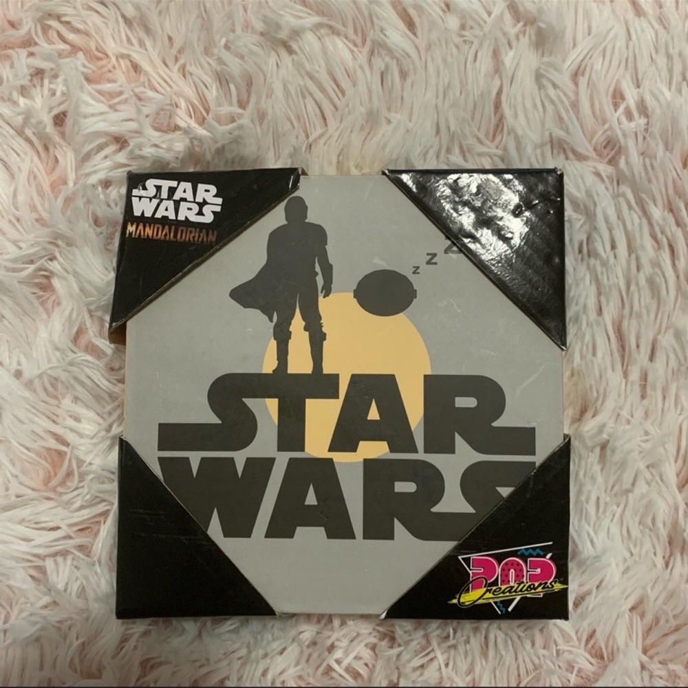 Mandalorian mini wooden sign
 New 
6x6 inches